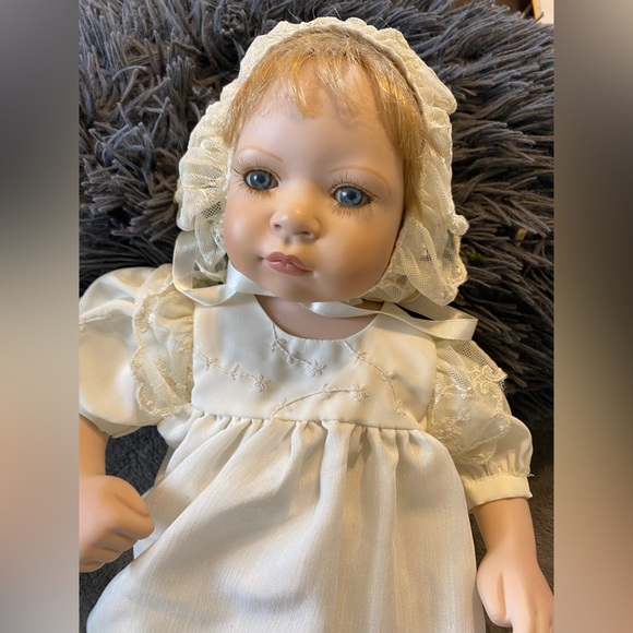 Tara Heath Vintage Porcelain Doll in Cream Dress LIMITED EDITION